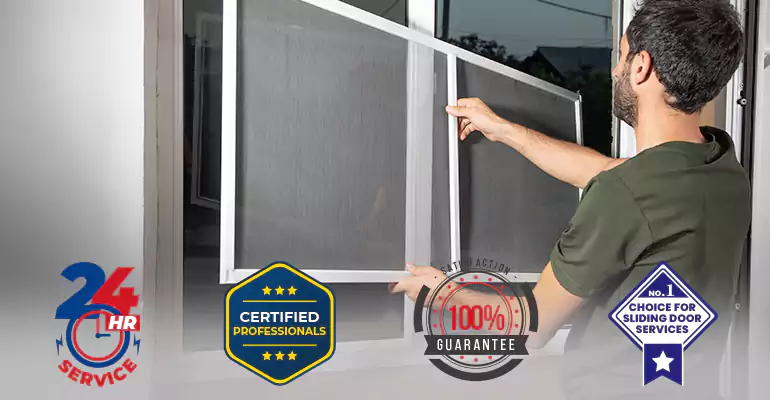 Sliding Screen Door Frame Repair in Greenacres
