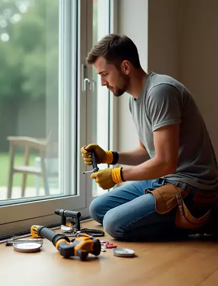 Professional Pella Sliding Glass Door Screen Replacement in Greenacres, FL